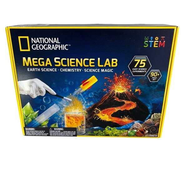 National Geographic Mega Science Lab Kids Science Kit Multicolor Sz 13"x4"x16" - Picture 1 of 15